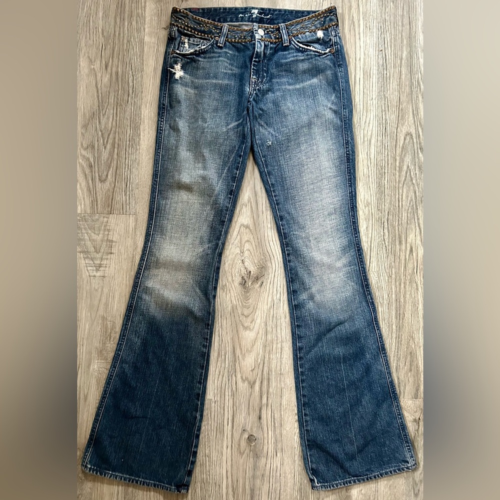 7 for all mankind A pocket embellished jeans